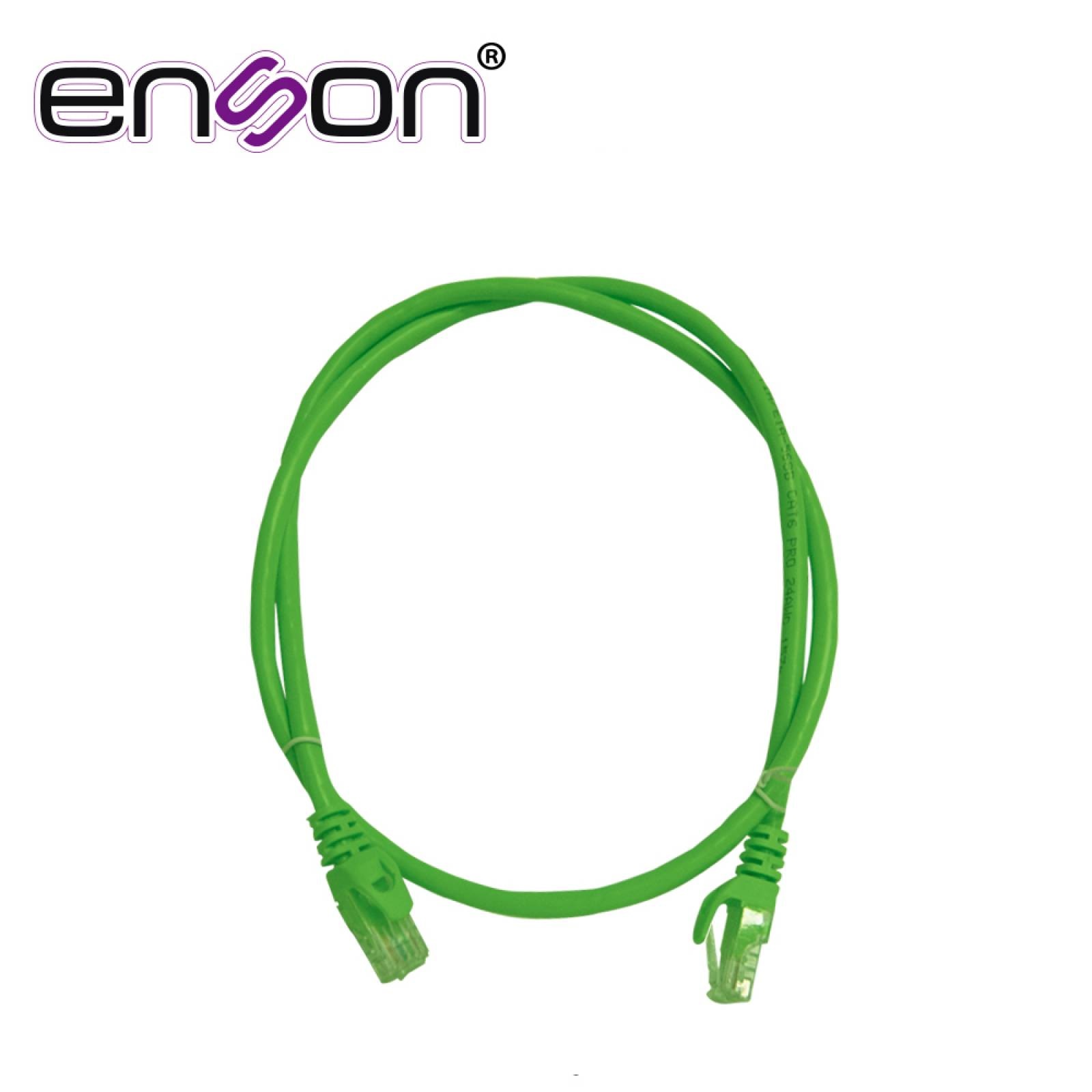 Patchcord Utp Enson P6009e Serie Pro 100-ii 100% Cobre Verde