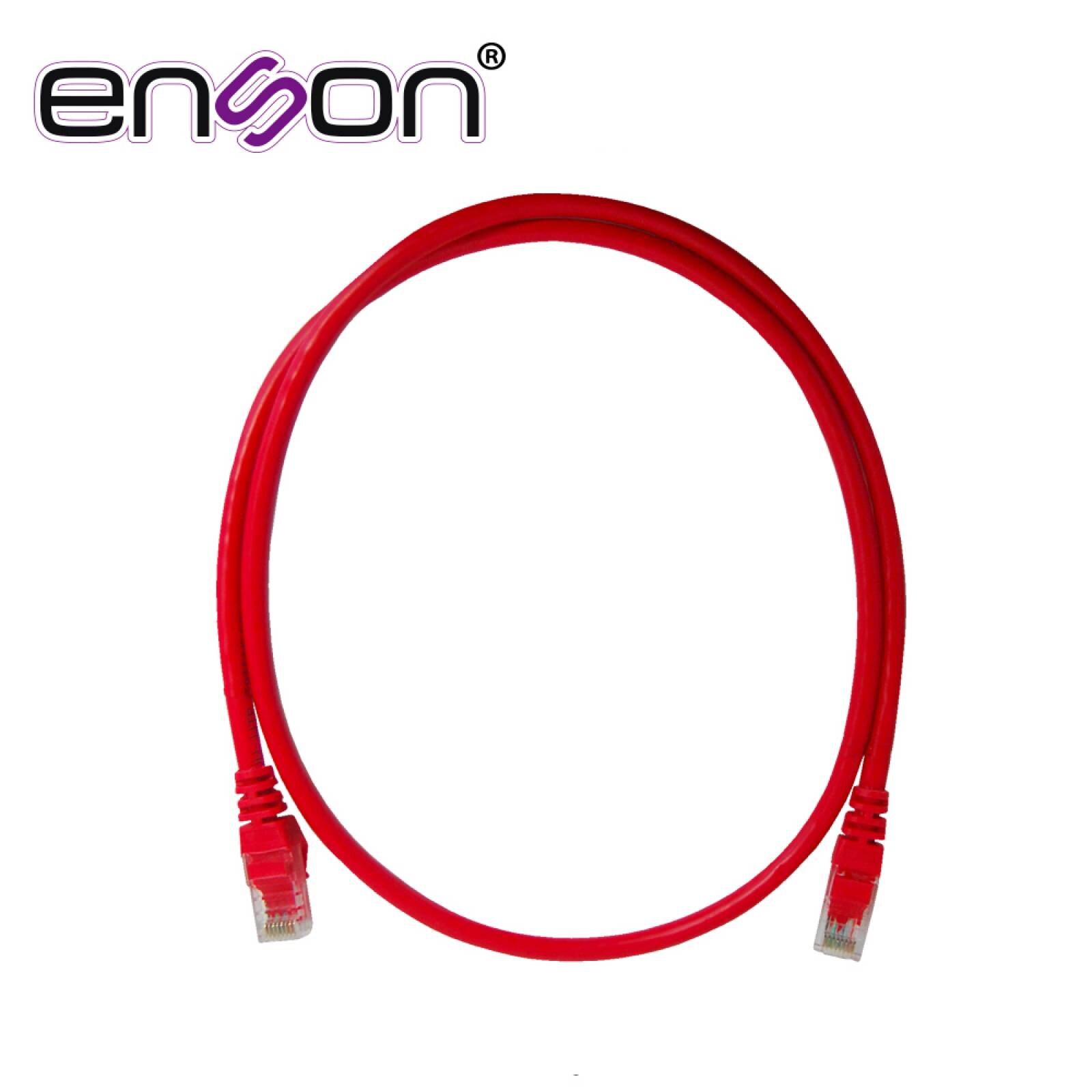 Patchcord Utp Enson P6009r Serie Pro 100-ii 100% Cobre Rojo