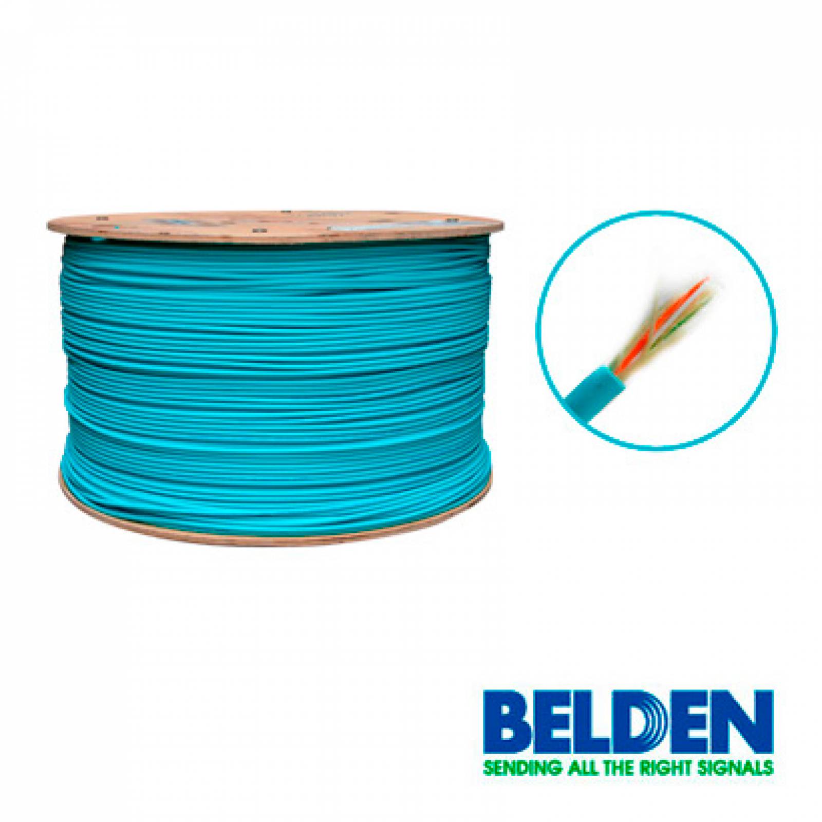 Fibra Optica Interior Multimodo Belden Fi3d006r9 6hilos Om3