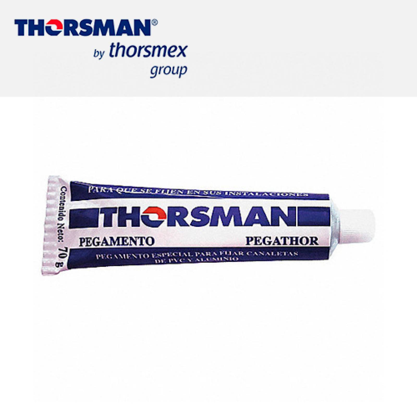 Pegathor Para Canaletas Thorsman 9999-88881 Color Blancoblis