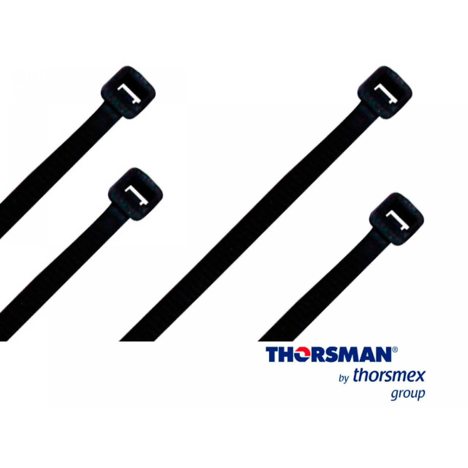 Cincho Nylon Th-100 Thorsman 4200-01001 Color Negro A 2.5mm-