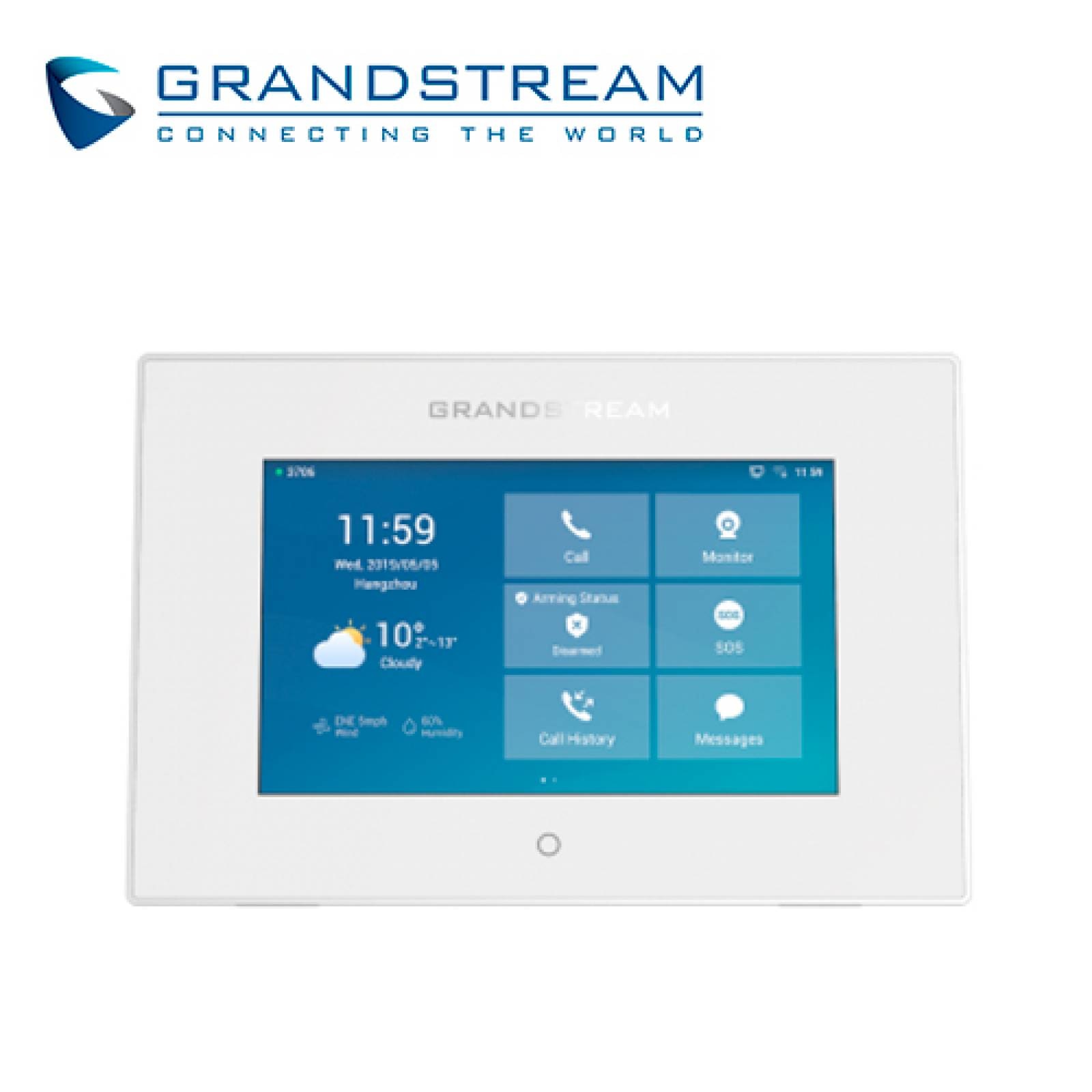 Pantalla Táctil 7  Grandstream Gsc3570 Audio Dos Vías Poe W