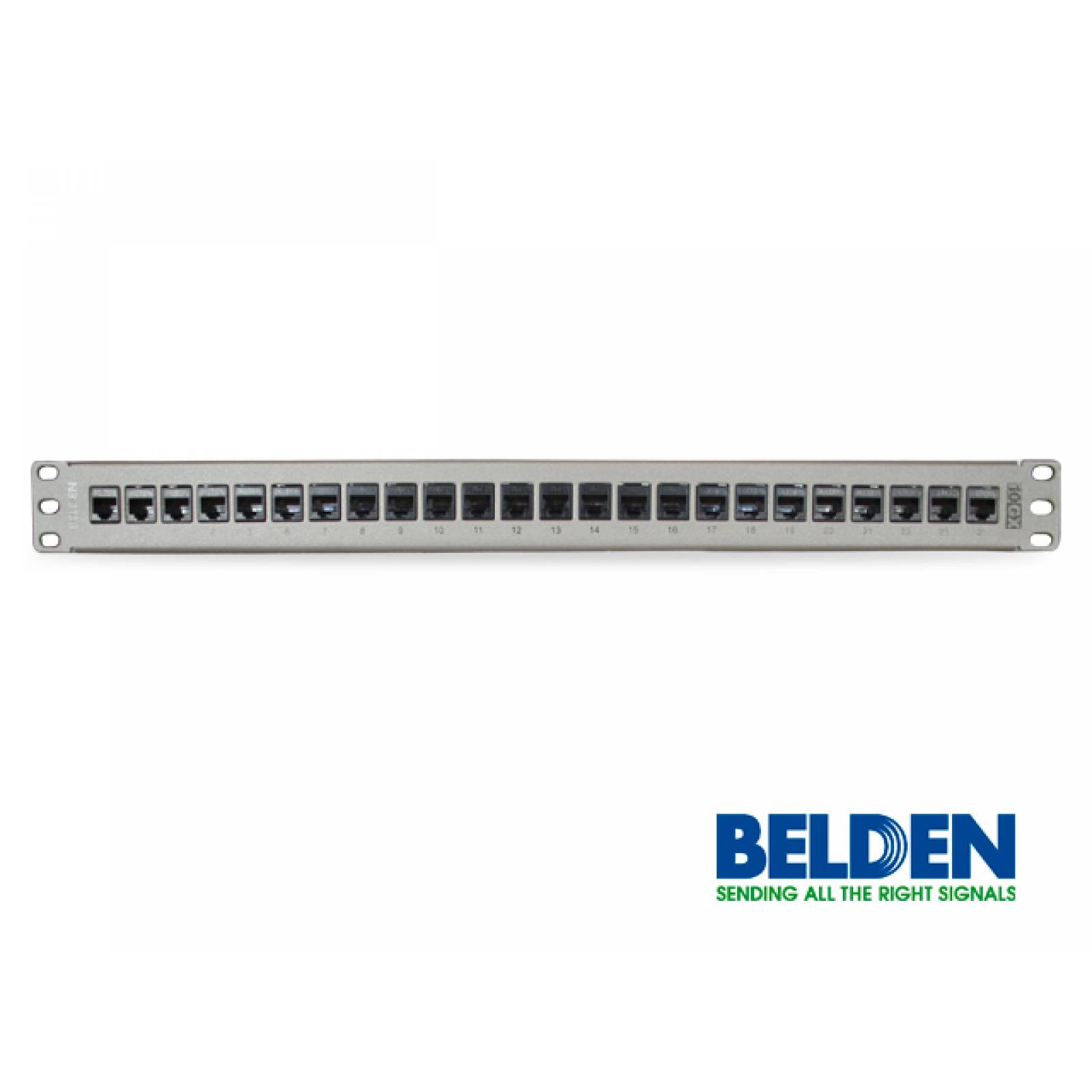 Patch Panel Belden Ax103254 Cat6a 24ptos 1u Precargado 10gx