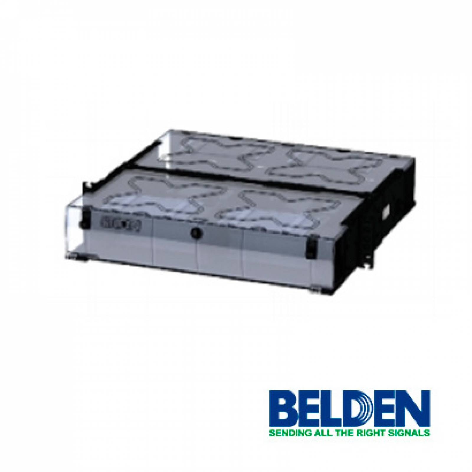 Panel De Conexion Fiberexpress Belden Ecx-02u P/ 4 Cassettes