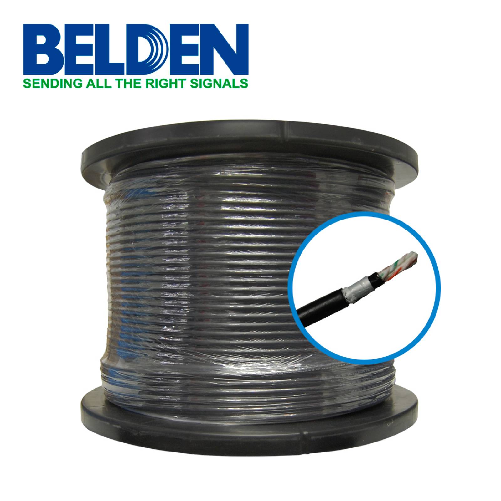 Cable Utp Cat6a Belden Osp6au 0101000 Forro Polietileno Plan