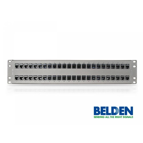 Patch Panel Belden Ax103256 Cat6a 48ptos 2u Precargado