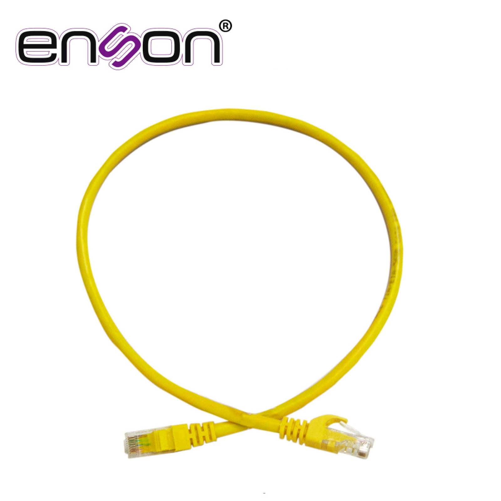 Patchcord Utp Enson P6006y Serie Pro 100-ii 100% Cobre
