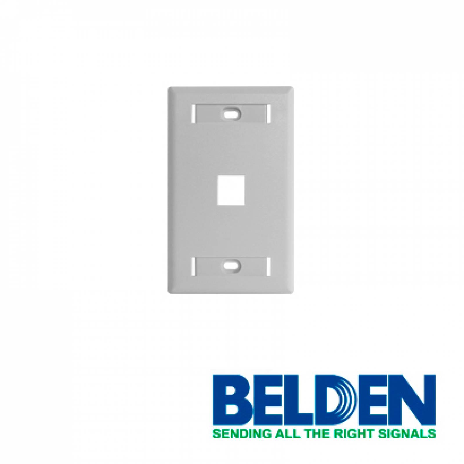 Placa De Pared (faceplate) Belden Ax102660 1 Puerto