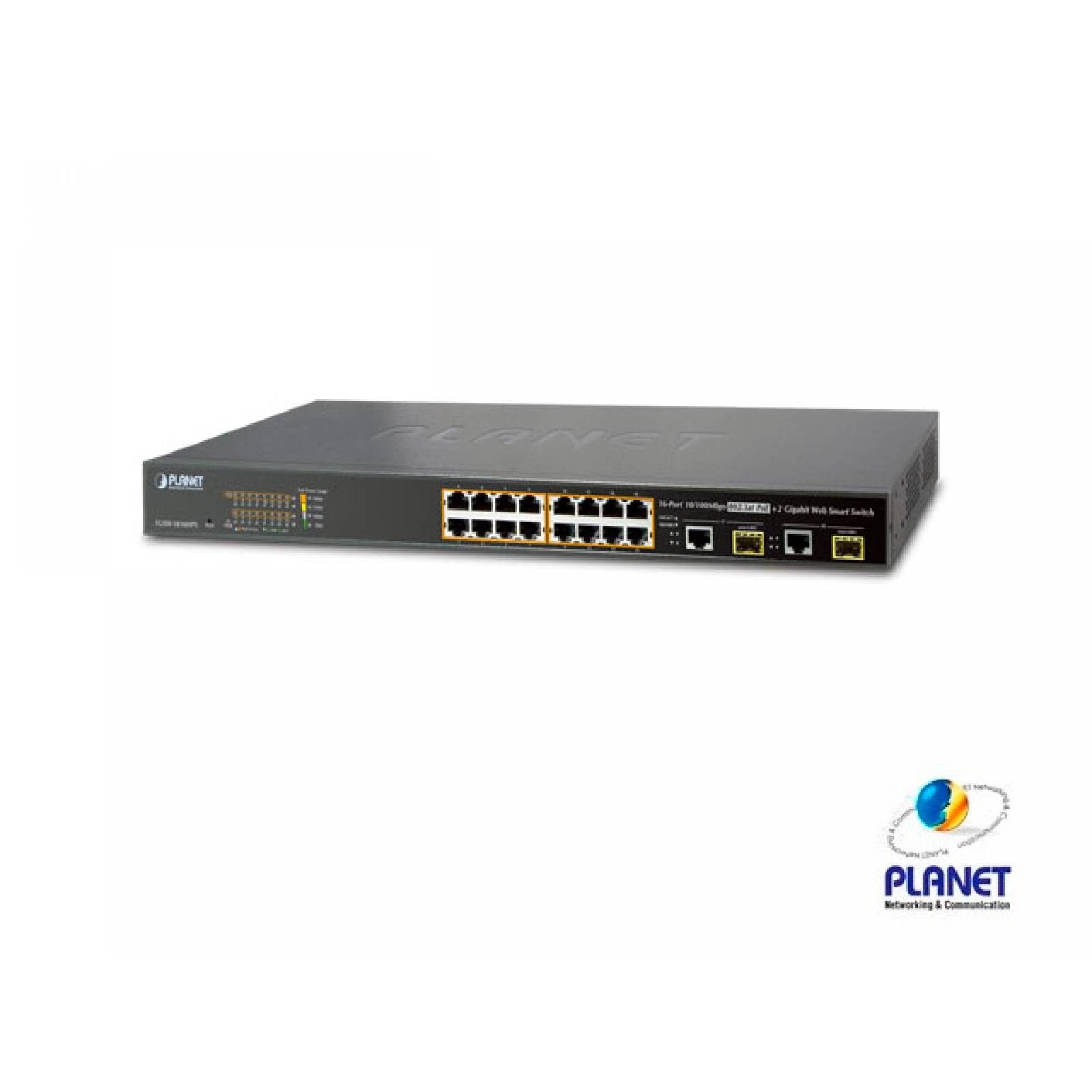 Switch Administrable Planet Fgsw-1816hps / 16 Puertos Rj45
