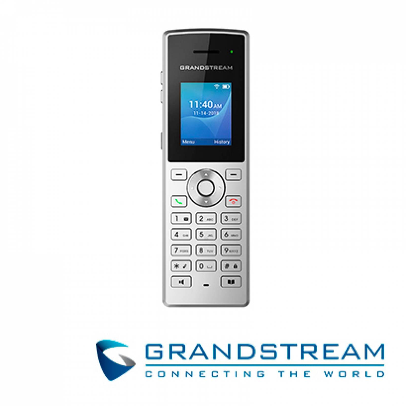 Telefono Voip Wifi Grandstream Wp810 2 Cuentas Sip Bateria
