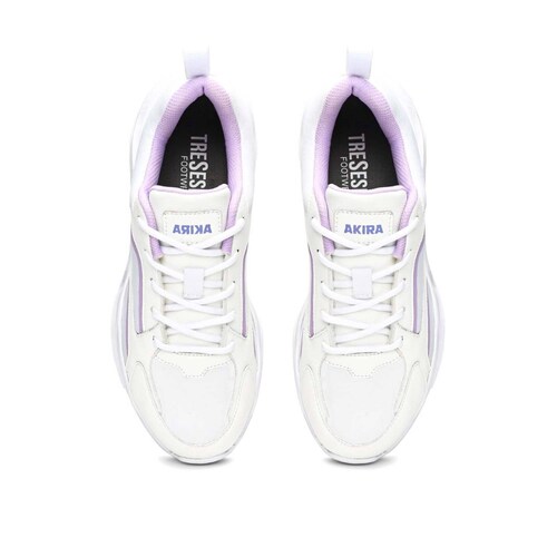 Tenis 360 Akira Blanco Harajuku Style Dama.