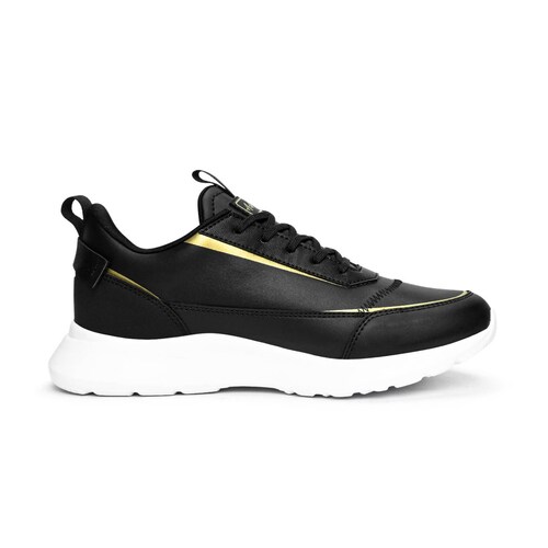 Tenis 360 Astrohead Negro Confort Sneaker Dama