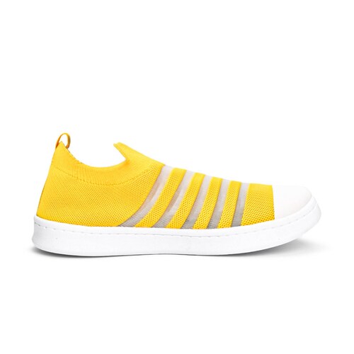 Tenis 360 Island Amarillo tipo Flat Dama