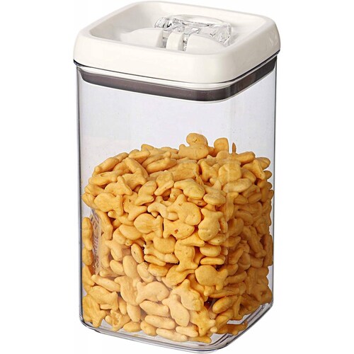 Better Homes & Gardens Flip Tite - Juego de almacenamiento de alimentos - 3 recipientes (cuadrado) 