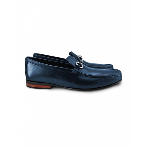 Mocasin Zapato Windsor Casual Hombre Randem Azul Marino