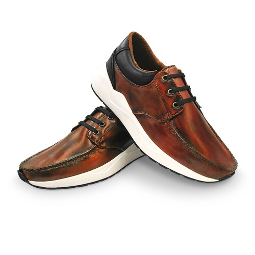 Sneakers Trainers Tenis Alaska Casual Hombre Randem Camaleon Caoba Grabado