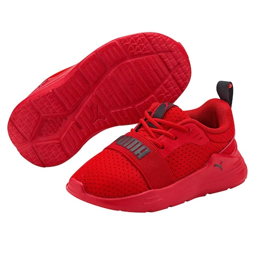 TENIS URBANO O DEP PUMA 37421705 Color Rojo para Niño Jx2