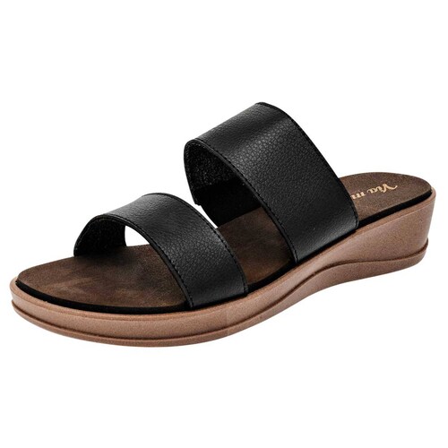 CHANCLA VIA MODA ALDARA Color Negro para Mujer Jx2