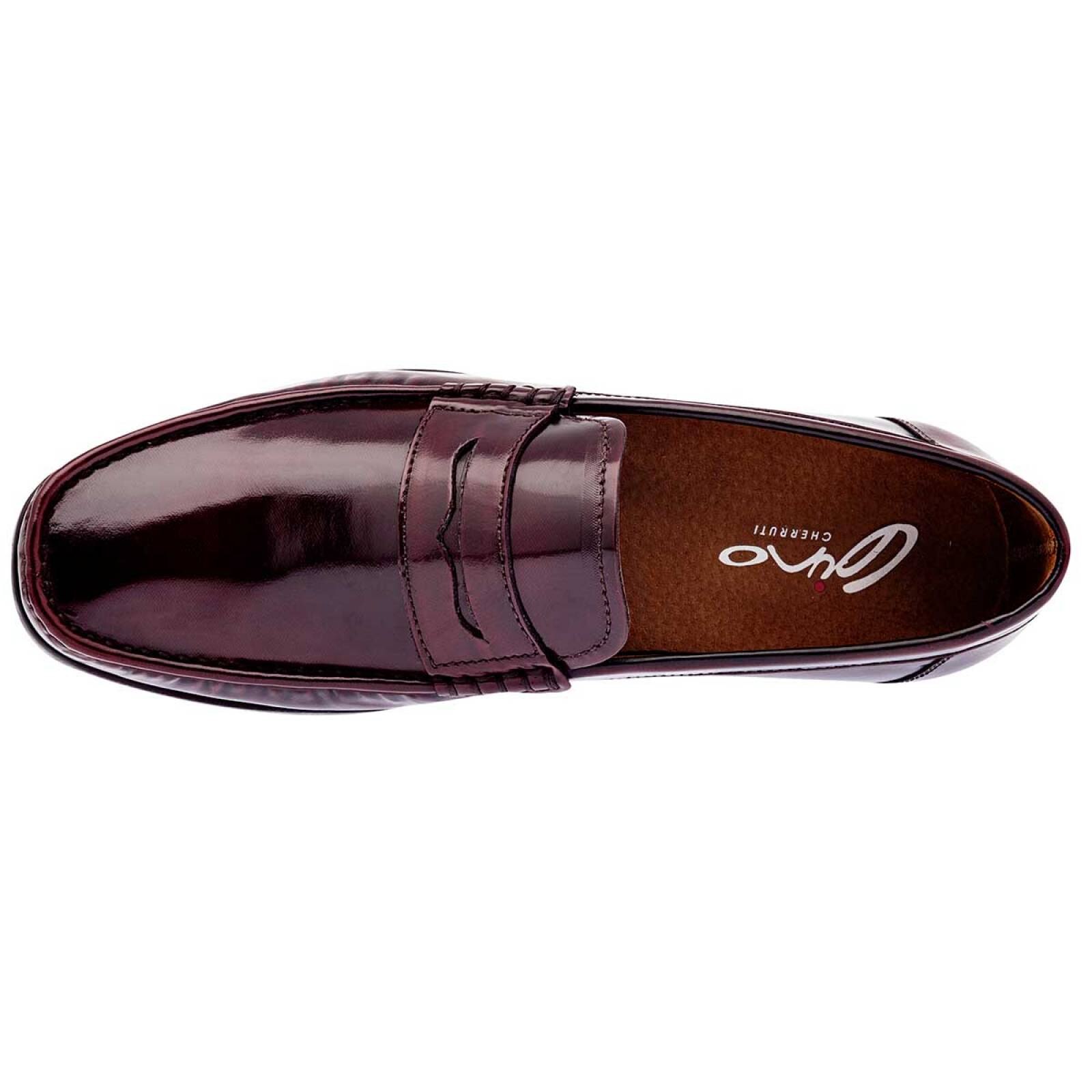 ZAPATO CASUAL GINO CHERRUTI 811 Color Vino para Hombre Jx2