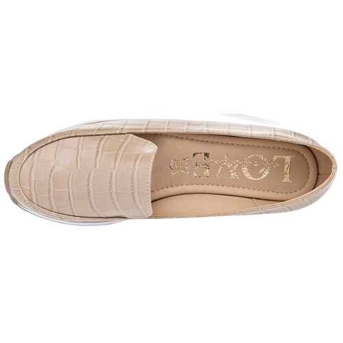 ZAPATO CASUAL CLASBEN 872281 Color Beige para Mujer Jx2