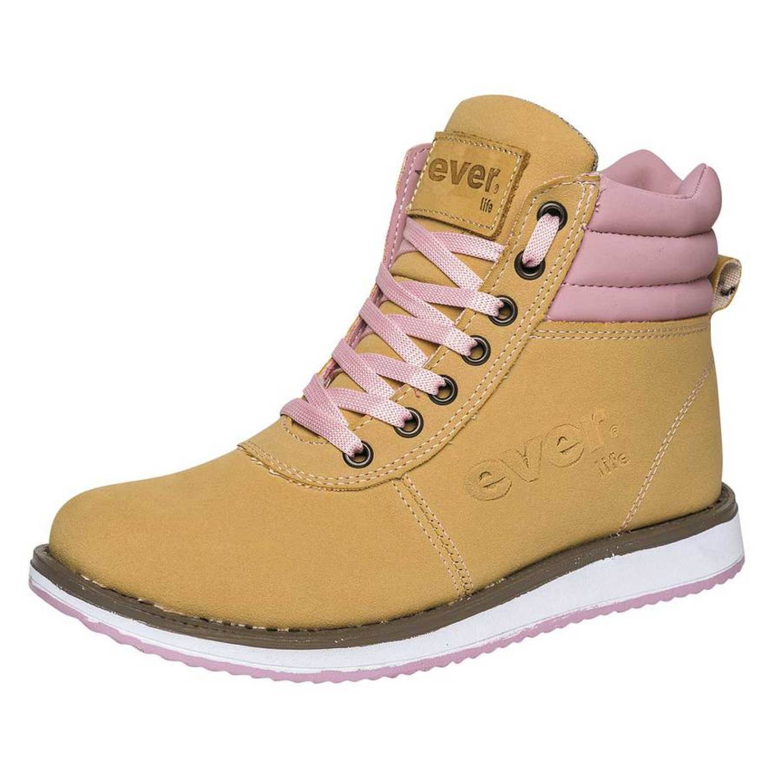 Botin amarillo online mujer