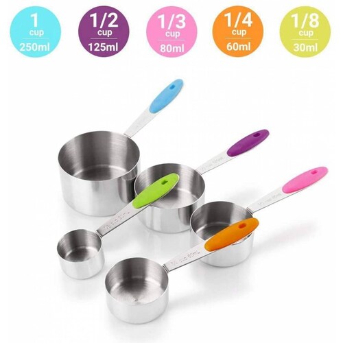 U Chef Tazas Cucharas Medidoras Acero Inoxidable 10 Piezas U Chef