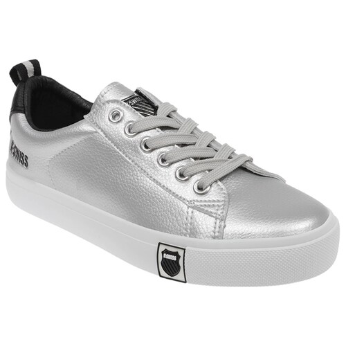 Tenis K-Swiss TRINITY Color Plata Mujer