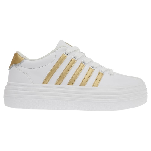 Tenis K-Swiss COURT PRO V HIGH Color Blanco Mujer