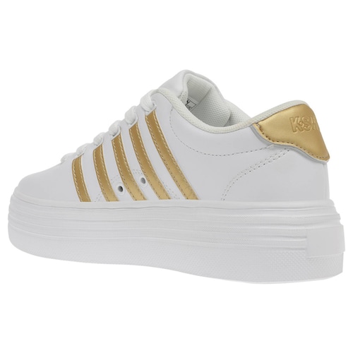 Tenis K-Swiss COURT PRO V HIGH Color Blanco Mujer