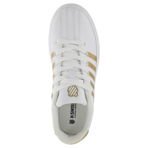 Tenis K-Swiss COURT PRO V HIGH Color Blanco Mujer