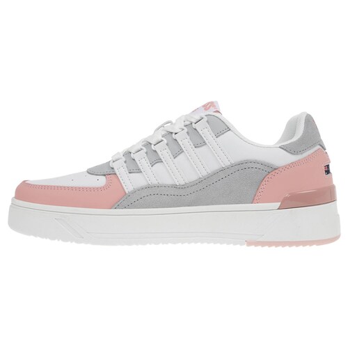 Tenis K-Swiss CANNON COURT C V Color Blanco/Rosa Mujer