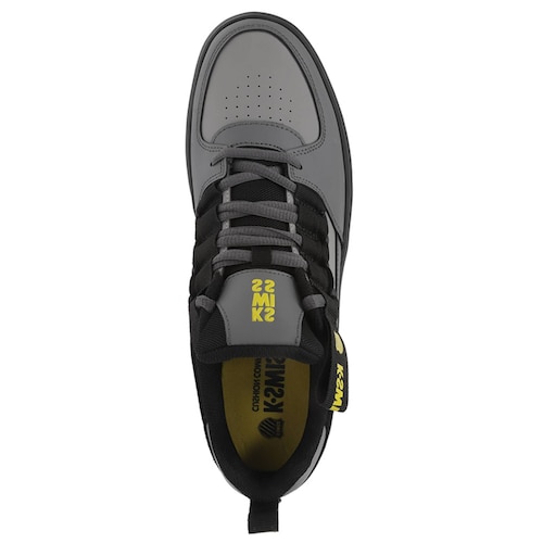 Tenis K-Swiss ROOF Color Gris/Negro Hombre