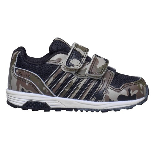 Tenis K-Swiss SI-18 TRAINER Color Negro/Camu Infantil