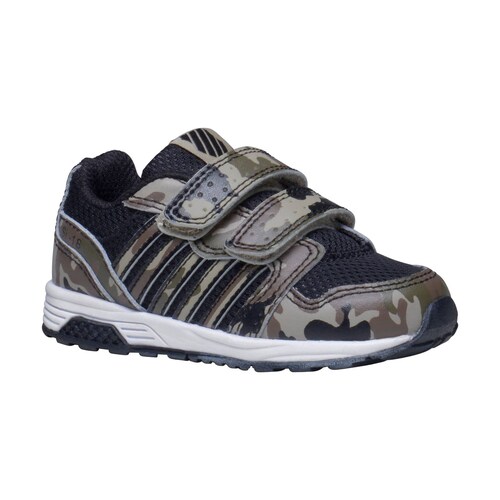 Tenis K-Swiss SI-18 TRAINER Color Negro/Camu Infantil