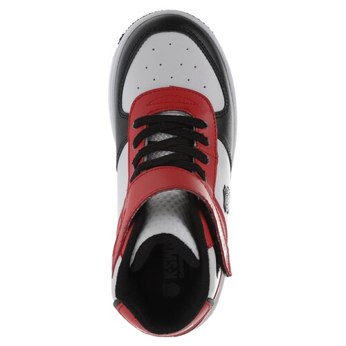 Tenis K-Swiss SALT MID Color Blanco/Rojo Niños