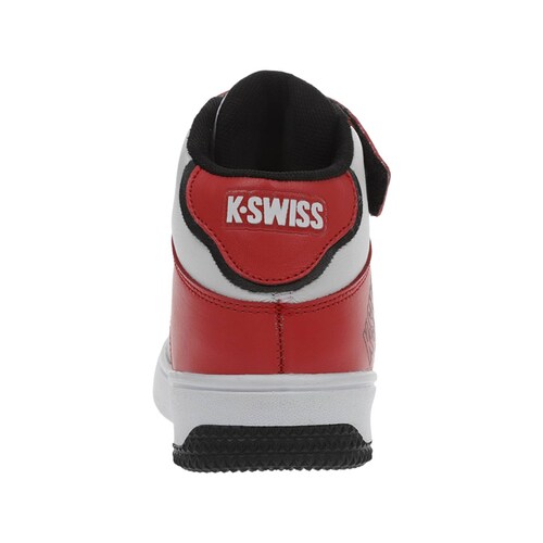 Tenis K-Swiss SALT MID Color Blanco/Rojo Niños