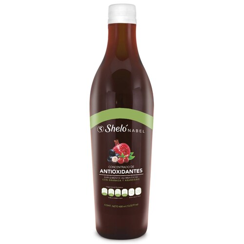 CONCENTRADO DE ANTIOXIDANTES CON ARÁNDANO Y GRANADA RETRASA OXIDACIÓN CELULAR SHELÓ