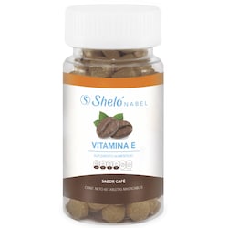 Vitamina E Antioxidantes 60 Tabletas Masticables Sabor Café Sheló