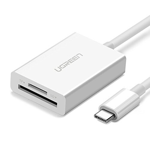 UGREEN USB C Card Reader USB 3.1 Type C Dual Slot SD TF g S9 S8 Note8 Nexus 5X 6P