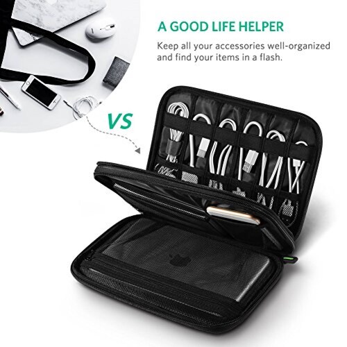 UGREEN Organizador de Viaje Bolsa Portable para Accesor  Memoria Memoria USB etc.
