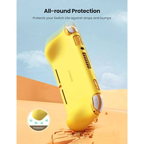 UGREEN Funda para Nintendo Switch Lite Protectora de PC endo Switch Lite Amarillo
