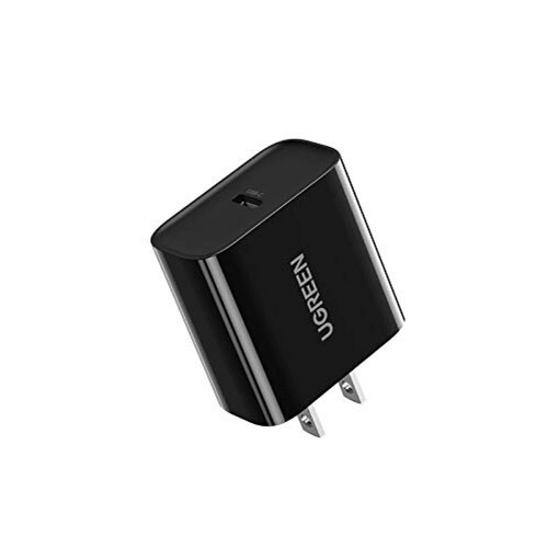 UGREEN USB C Cargador Carga Rápida para iPhone 18W PD Q 018 Nintendo Switch Negro