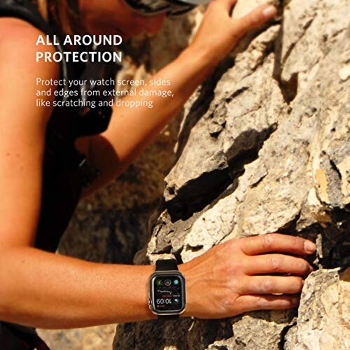 UGREEN Protector de Pantalla para Apple Watch Series 5/ añazos Sin Burbuja 2 Pack
