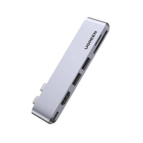 UGREEN USB C Hub para MacBook Pro Adaptador USB Tipo C con 4K HDMIThunderbolt 32USB 3.0 Micro SD k Air 2020/2019/2018