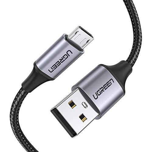 UGREEN Cable USB Micro Nylon Trenzado Rápido Cargador p blets E lectores y Mas 2M