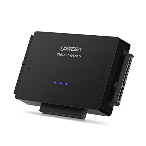 UGREEN USB 3.0 a IDE y SATA Adaptador para 2.5 y 3.5 Pl  de Alimentación Incluido