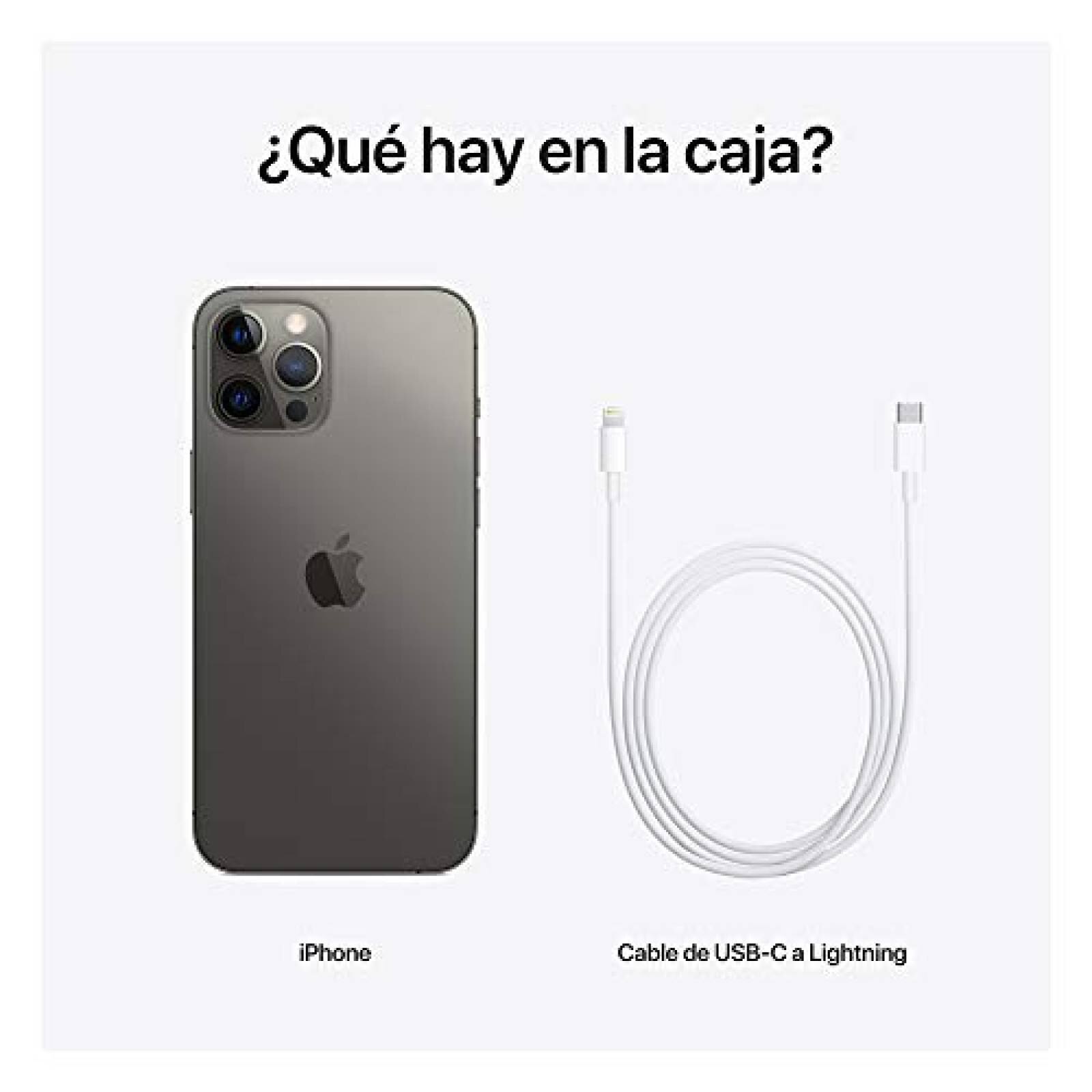 Apple nuevo iphone 12 pro max 128 gb color grafito Sears