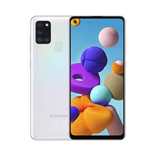 Samsung Electronics Galaxy A21S 64 GB, 4 GB, cámara cuádruple de 6,5 Pulgadas, batería para Todo el día gsm Desbloqueado Global 4G LTE Blanco
