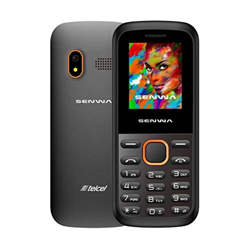 Senwa S319 Smartphone Street 1.77, 30 GB, color Negro/Naranja. Telcel/Desbloqueado