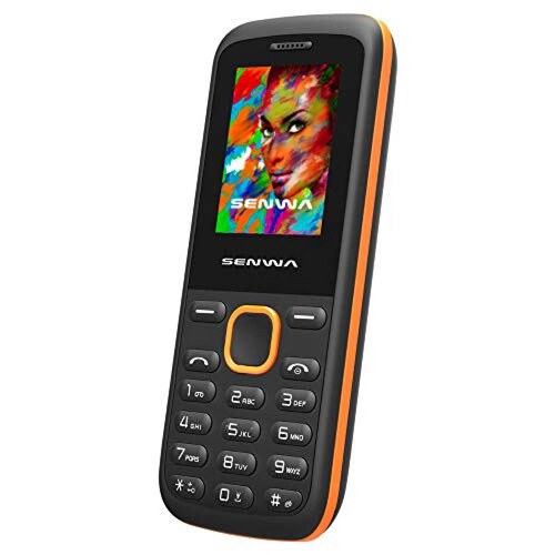 Senwa S319 Smartphone Street 1.77, 30 GB, color Negro/Naranja. Telcel/Desbloqueado